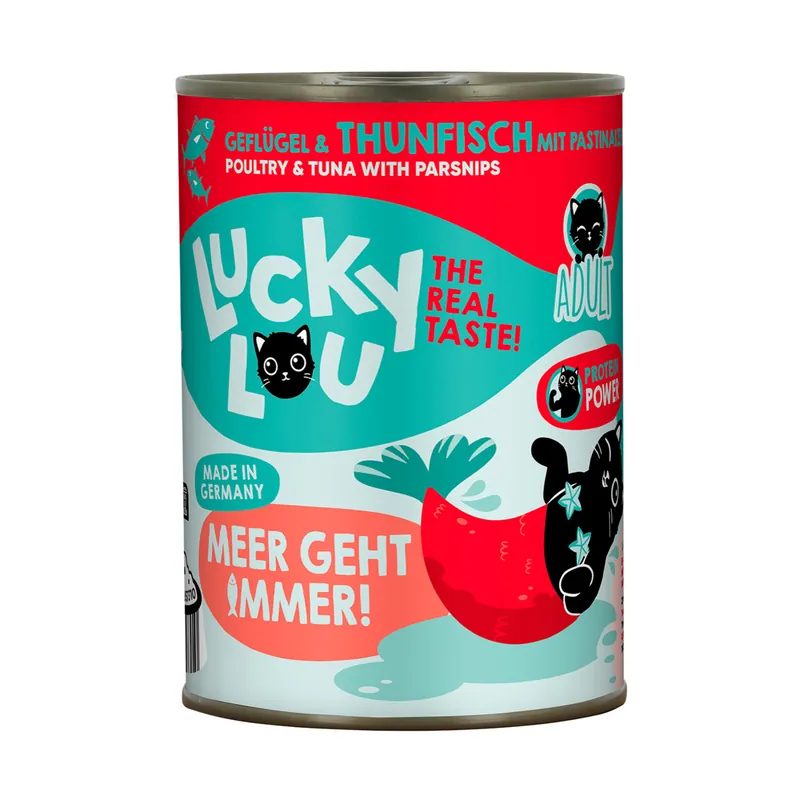 Lucky Lou Lifestage Adult Geflügel & Thunfisch 400 g Ausverkauf